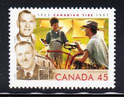 Canada MNH Scott #1636 45c J.W. And A.J. Billes, Founders - 75th Anniversary Canadian Tire - Neufs