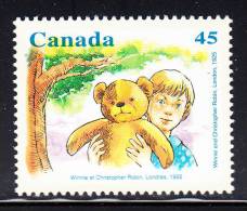 Canada MNH Scott #1619i 45c Winnie With Christopher Robin, 1925 Single From Souvenir Sheet - Winnie The Pooh - Neufs