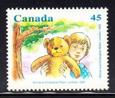 Canada MNH Scott #1619i 45c Winnie With Christopher Robin, 1925 Single From Souvenir Sheet - Winnie The Pooh - Ongebruikt