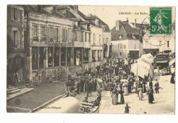 CP CHABLIS  LES HALLES - ECRITE N 1913 - Chablis