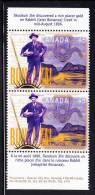 Canada MNH Scott #1606a Vertical Pair With English And French Descriptive Tabs 45c Skookum Jim Mason Stakes 1st Claim - Volledige & Onvolledige Vellen