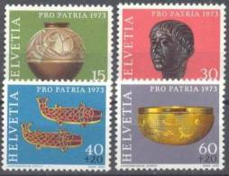 1973 Pro Patria Zum 158-61 / Mi 996-9 / Sc B414-7 / YT 901-4 Postfrisch/neuf/MNH - Nuovi