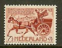 NEDERLAND 1943 Mint Hinged Stamp(s) Postal Coach 422  #64 - Nuevos