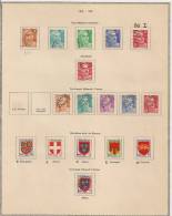 FRANCE OBLITERE "  MARIANNE DE GANDON  ET ARMOIRIES  " LOT 9762 - !!!!!!!!!!  à SAISIR  !!!!!!!!!!!!! - 1941-66 Wappen