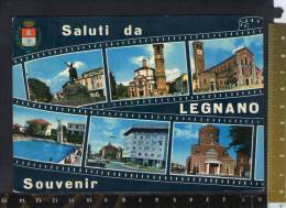D478 Saluti Da Legnano - Monumento Alla Battaglia, Pz Chiesa Magno E Redentore - Piscina Olimpionica - Corso Italia - Legnano