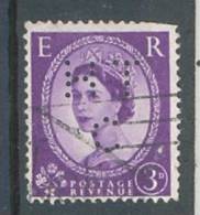 GREAT BRITAIN : PERFIN : Y.267 Cancelled And Perforated ## H T C  ## - Gezähnt (perforiert)