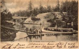 Victoria BC The Gorge & Ship 1905 Postcard - Victoria
