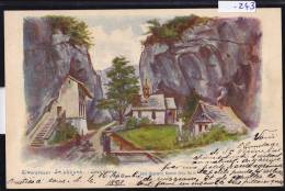 Souvenir Einsiedelei - Ermitage - St. Verena- Maler : Edm. Pagnard - Bienne (peintre) Circulée En 1899 - Bel état (-243) - Andere & Zonder Classificatie