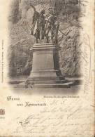 AK CPA  1901    Gruss Aus Kreuznach    Hutten - Sickingen - Denkmal - Bad Kreuznach