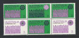 1971 Christmas Assorted Block Of 6  X 7 Cent  3 Kings Stamps  Mint Never Hinged Stamps Complete MUH - Blocks & Sheetlets