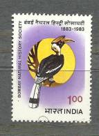 INDIA, 1983, Bombay Natural History Society, Great Indian Hornbill (Bird),  MNH, (**) - Neufs
