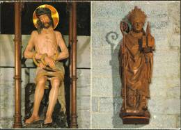 Belgique CP  Walcourt  :Basilique De Walcourt  : Christ De Pitié, Saint Materne - Walcourt