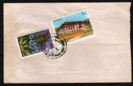 Bhutan  2 Stamps  Bank  Registered Cover To India  #  37295   Indien Inde - Bhutan