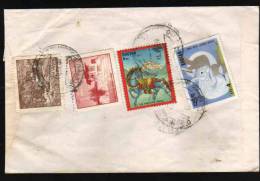 Bhutan  4  Stamps  Registered Cover To India  #  37227   Indien Inde - Bhutan