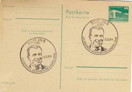 Entiers Postaux 1984 # DDR # CACHET: BERLIN   J A GAGARINE # COSMONAUTE - Other & Unclassified