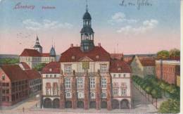Litho Lüneburg Rathaus Häuser Kaserne Gel. 30.5.1930 Nach Gieboldehausen - Lüneburg