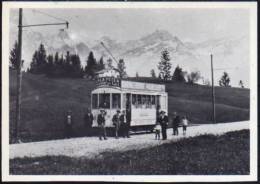 Eisenbahn-Tram-Zug  Villars - Villars-les-Moines