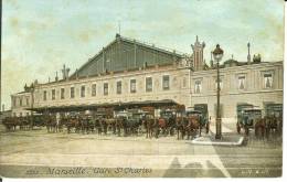 CPA  MARSEILLE, Gare St Charles  6732 - Bahnhof, Belle De Mai, Plombières