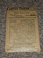 Carte Taride Routière  N°30 ITALIE Section Nord 1925 - Roadmaps