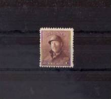 BELGIQUE :  1919::N°174,NSC.50 C.brun. - 1919-1920 Albert Met Helm