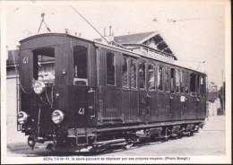 Eisenbahn-Tram-Zug  BCFe - Zoug