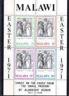 Malawi 1971, Pâques, Gravures - Grabados