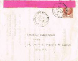 10681. Carta Entera  BORDEAUX R.P. (Gironde) 1943. ZENSUR - Brieven En Documenten