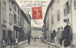 LAMASTRE  -GRANDE RUE   BELLE CARTE ANIMEE!  BUREAU DE TABAC! - Lamastre