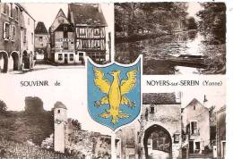 SOUVENIR DE NOYERS SUR SEREIN ,MULTI VUES ET BLASON  REF 29481 - Noyers Sur Serein