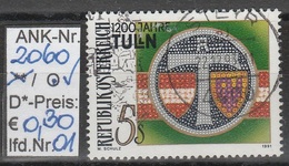 24.5.1991 -  SM  "1200 Jahre Tulln"  -  O  Gestempelt -  Siehe Scan  (2060o 01-02) - Usati