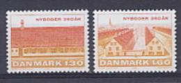DANEMARK 0731/32 Nyboder - Quartier Naval De Copenhague - Unused Stamps