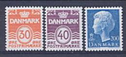 DANEMARK 0746/48 Série Courante -  Reine Marghrete - Unused Stamps