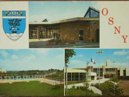 95 - OSNY - La Gare - La Piscine - La Caserne Des Pompiers. (Multivues) - Osny