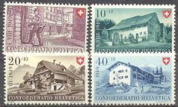 1949 Pro Patria Zum 42-45 / Mi 525-8 / Sc B183-6 / YT 477-80 Postfrisch/neuf/MNH - Nuevos