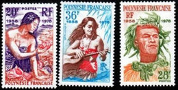 FRANCE POLYNESIA..1978..Michel # 262-264...MLH. - Unused Stamps