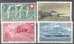 1947 Pro Patria Zum 34-37 / Mi 480-3 / Sc B162-5 / YT 437-40 Postfrisch/neuf/MNH - Nuovi