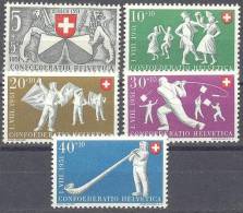 1951 Pro Patria Zum 51-55 / Mi 555-9 / Sc B201-5 / YT 507-11 Postfrisch/neuf/MNH - Ungebraucht