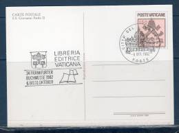 Vaticano / Vatican City  1981 --- Cartolina Postale   --S.S. GIOVANNI PAOLO II -- ANNULLO LIBRERIA VATICANA - Entiers Postaux