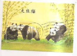 60463) 2003 - Austria Foglietto Raffiguranti I Panda Usati - Gebraucht