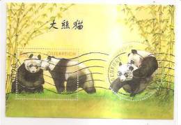 60472) 2003 - Austria Foglietto Usato Raffiguranti I Panda - Gebraucht