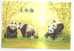 60479) 2003 - Austria Foglietto Usato Raffiguranti I Panda - Usati
