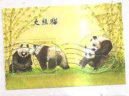 60481) 2003 - Austria Foglietto Usato Raffiguranti I Panda - Used Stamps