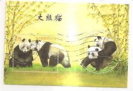 60483) 2003 - Austria Foglietto Usato Raffiguranti I Panda - Used Stamps