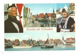 Cp, Pays-Bas, Volendam, Multi-Vues - Volendam