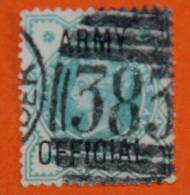 GB UK 1900-01 Mi 10 ARMY OFFICAL  Obl Used - Service