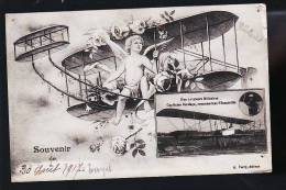 TROYES SOUVENIR NOS AVIATEURS CAPITAINE BORDAGE - Airmen, Fliers