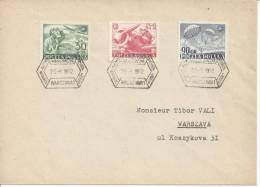 POLOGNE -  1952 -    ENVELOPPE   1er JOUR   - TB  - - Frankeermachines (EMA)