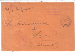 VER1482 - ITALIA 30/1/1941 , Lettera Da OSPEDALE MILITARE ALESSANDRIA - Franchise