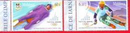 Moldova, Moldawien, Moldavie, 2 Stamps, Winter Olympic Games Torino 2006 - Invierno 2006: Turín