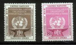 UN New York 1954 Michel 29-30 MNH (**) - Unused Stamps